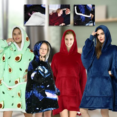 Maglione/Coperta con cappuccio HOODZIE