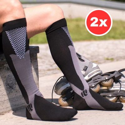 Calze a compressione unisex (2 paia) | PRESSOSOX