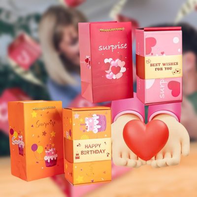 Confezione regalo con esplosione a sorpresa | CASHMAS