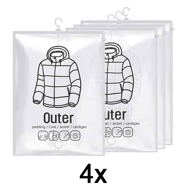 1x Sacchetti per la conservazione sottovuoto da appendere (4 pz.) | VACUHANG
