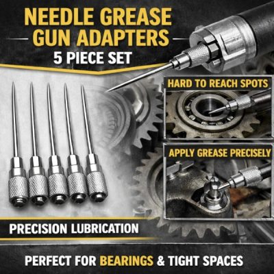 Adattatore per ingrassatore con punta ad ago (set da 5) | GREASRA