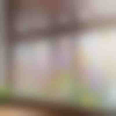 Adesivo floreale vivace per finestra | FLORASTIK