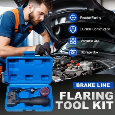 Kit per la svasatura dei tubi freno - 6 in 1, 0,48 cm, metallo duro | BRAKEIT