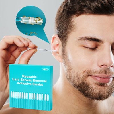 Bastoncini auricolari riutilizzabili con punta in silicone, set da 24 pezzi | EARWAB
