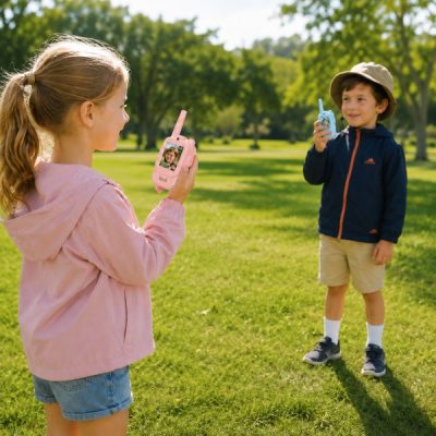 Videoricetrasmittenti per bambini con effetti vocali, (2 pezzi) | KIDTALKIE