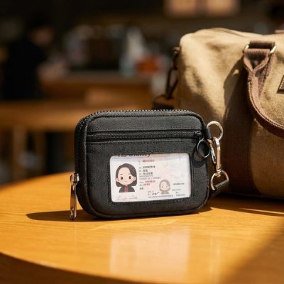 Portafoglio compatto con cerniera | WALLEO