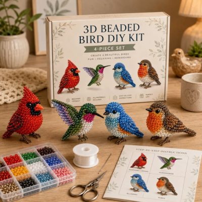 Kit fai da te di animali con perline (4 pezzi) | ANIBEAD